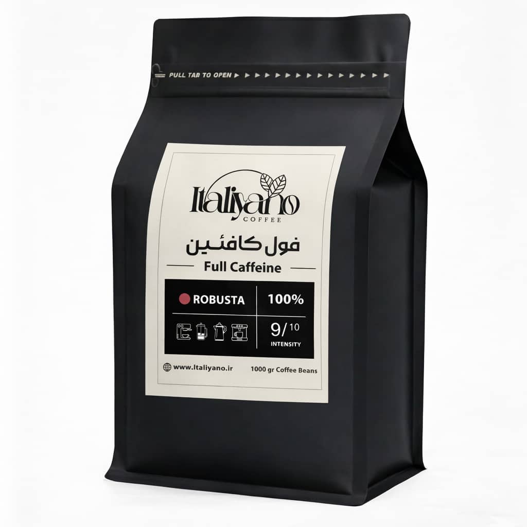 قهوه فول کافئین 1کیلویی